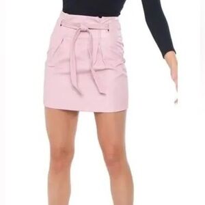 Free People Mauve Swoon Payton Paperbag Skirt